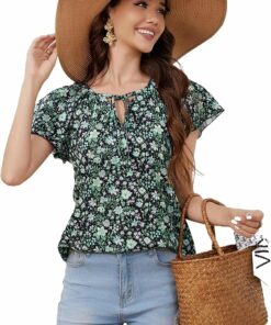 Dressy Casual Short Sleeve Top IW18