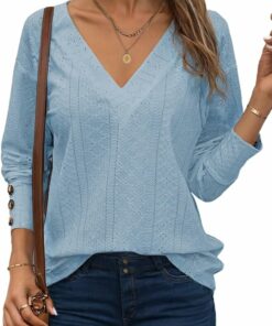 Dressy Casual V Neck Shirt IW8