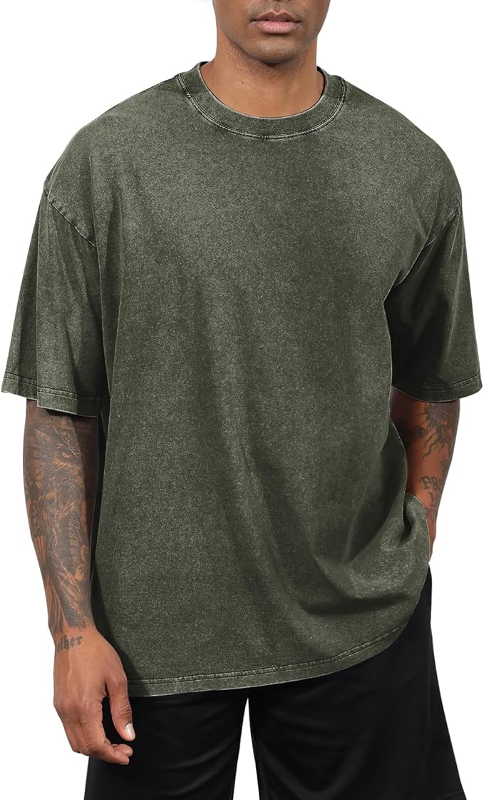 Men's Army Green Basic Tee IW43
