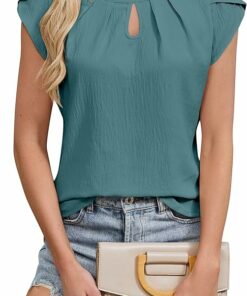 Women's Seagreen Casual Blouses IW14
